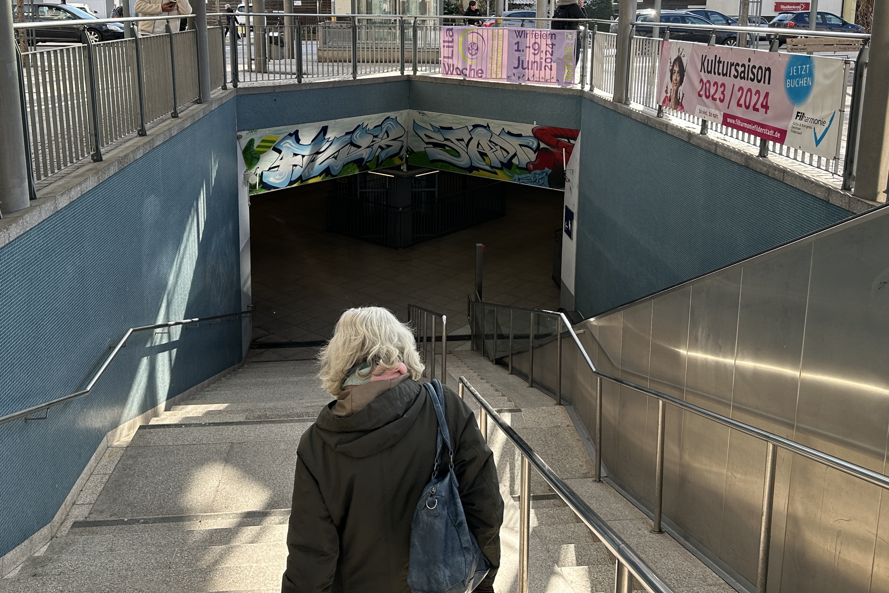 TSV Bernhausen 125 Jahre Banner S Bahn 01