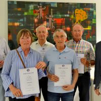 TSV Bernhausen   Mitgliederversammlung 2022   Ehrungen 001