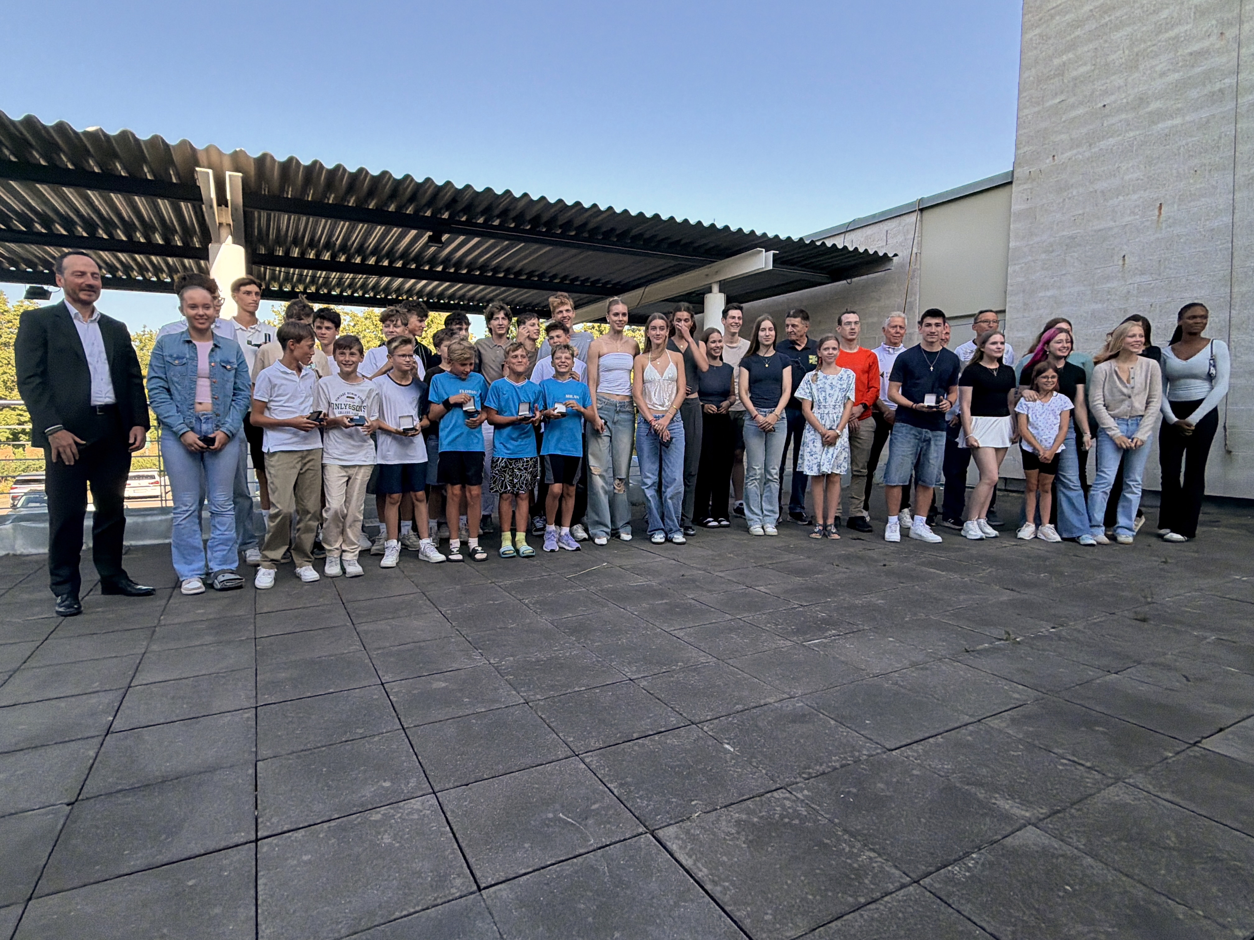 Gruppenbild aller Geehrten