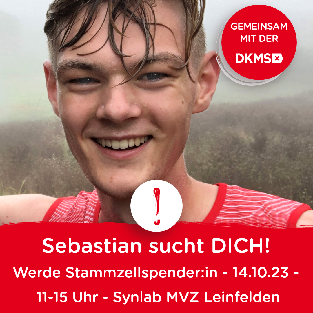 DKMS Sebastian Registrierungsaktion Leinfelden 1x1 V1