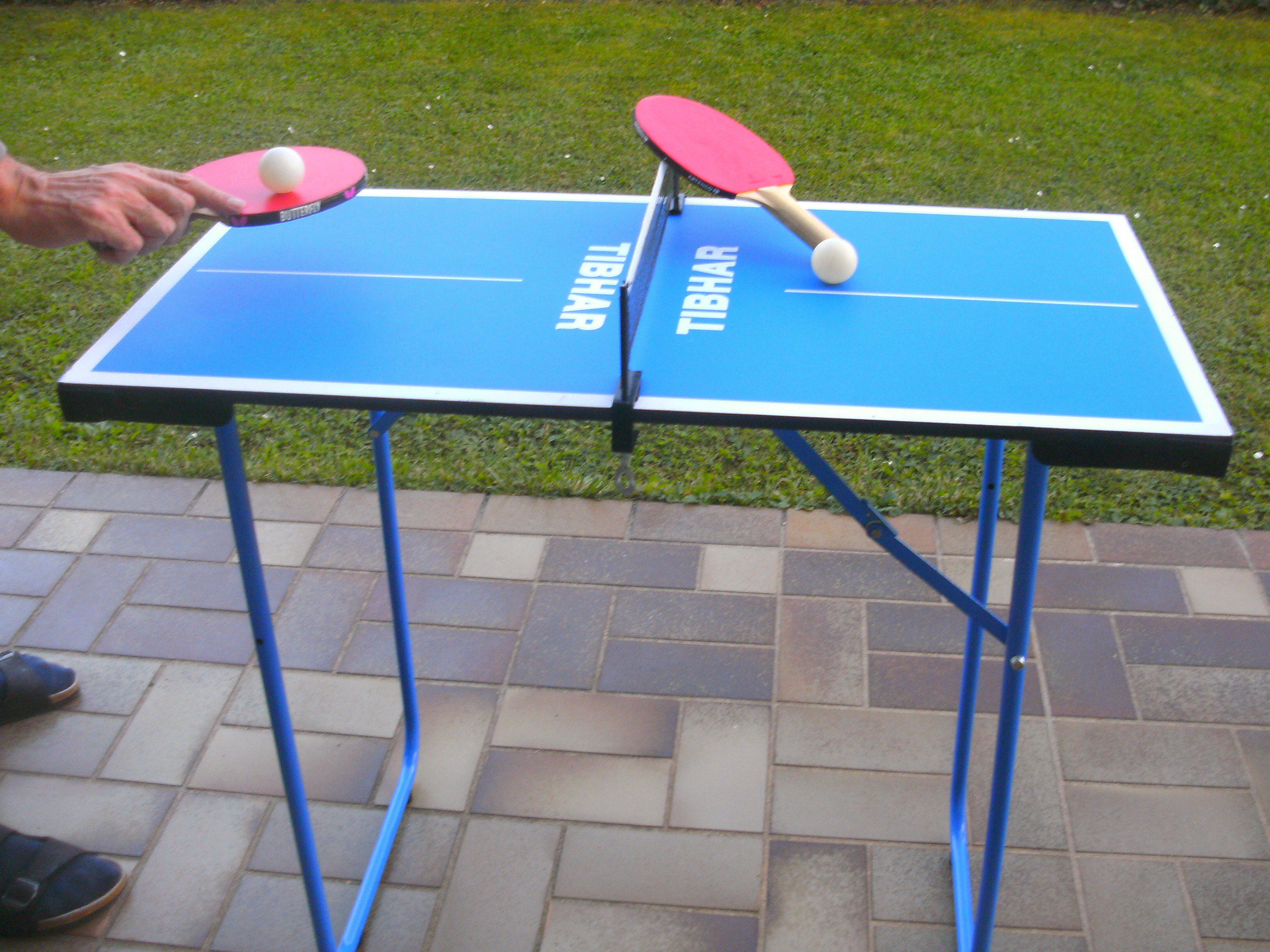 Schläger Ball Mini Platte Tischtennis 03